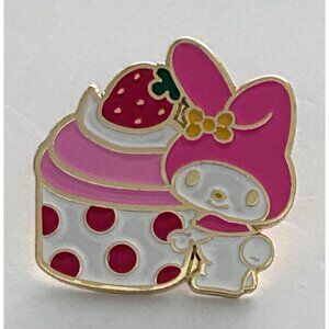 Hello Kitty My Melody Enamel Lapel Pin Strawberry Cupcake Sanrio 2021